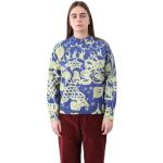 Blauwe Acryl All over print Sweatshirts met print  in maat XL voor Dames 