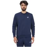 Blauwe Fleece Nike Hoodies  in maat XL Sustainable in de Sale voor Heren 