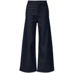 Flared Donkerblauwe High waist Comma Hoge taille jeans  in maat XS in de Sale voor Dames 