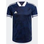 Marine-blauwe adidas Condivo Voetbalshirts  in maat XS in de Sale voor Heren 