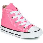 Roze Converse All Star Hoge sneakers  in 24 met Hakhoogte tot 3cm in de Sale voor Kinderen 