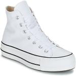 Witte Converse All Star Hoge sneakers  in 39 met Hakhoogte tot 3cm voor Dames 