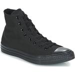 Zwarte Converse All Star Hoge sneakers  in 38 met Hakhoogte tot 3cm in de Sale voor Dames 