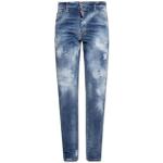 Blauwe DSQUARED2 Slimfit jeans  in maat XXL in de Sale voor Heren 