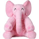 Roze 55 cm Grote Knuffels & Mega Knuffels met motief van Olifanten voor Kinderen 