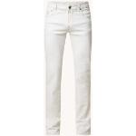 Corneliani Slim fit jeans met gekleurde wassing - Wit