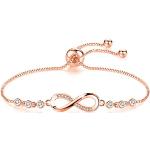 Roze Gouden Infinity armbanden voor Dames 