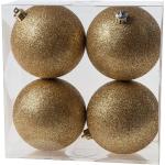 Gouden Kunststof Kerstballen in de Sale 