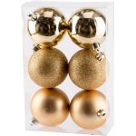 Gouden Kunststof Kerstballen in de Sale 