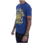 Cotton Riders Crewneck T-shirt Frankie Morello , Blue , Heren