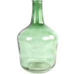 Countryfield vaas - transparant groen - glas - XL fles - D25 x H42 cm