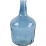 Countryfield vaas - transparant zeeblauw - glas - XL fles - D25 x H42 cm