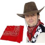 Cowboy Rode Leren Smiffys Cowboyhoeden  voor een Stappen / uitgaan / feest voor Dames 