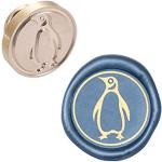 CRASPIRE Wax Seal Stempel Hoofd Pinguïn Verwijderbare Sealing Messing Stempel Hoofd voor Creatieve Gift Enveloppen Uitnodigingen Kaarten