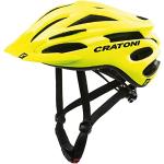 Gele Cratoni MTB-helmen  in maat XL 61 cm met motief van Fiets voor Dames 