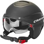 Zwarte Cratoni Full face helmen  in maat S 55 cm met motief van Fiets voor Dames 