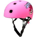 Roze Crazy Safety Bmx helmen  in maat L 56 cm met motief van Fiets voor Meisjes 