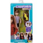 Creatable World Startset met Figuur CS-619, Pop met Koperkleurig Haar en Groene Ogen, Pruik met Lang Haar, Afneembare Tanktop en Shorts, Creatieve speelmogelijkheden voor kinderen vanaf 6 jaar