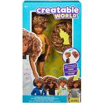 Creatable World Startset, Pop met Blond Haar en Groene Ogen, Pruik met Lang Krullend Haar, Afneembare Tanktop en Shorts, Creatieve speelmogelijkheden voor kinderen vanaf 6 jaar, GKV43