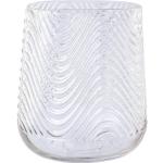Witte Glazen Ronde vazen Ovaal 21 cm 