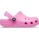 Roze Lichtgewicht Crocs Classic Platte schoenen  voor een Stappen / uitgaan / feest  in maat 35 met Instap voor Meisjes 