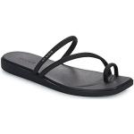 Zwarte Rubberen Crocs Sandalen  voor de Zomer  in 40 met Hakhoogte tot 3cm voor Dames 