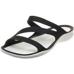 Sport Zwarte Crocs Sleehak sandalen Sleehakken  in maat 34 voor Dames 