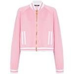 Roze Viscose BALMAIN Gestreepte College jackets  in maat XS met motief van Frankrijk in de Sale voor Dames 