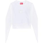 Witte Polyester Diesel Cropped sweaters  in maat XL Bio in de Sale voor Dames 