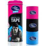 CureTape® Kinesiology tape | 3 Kinesiotape rollen (5cm x 2,5m) | Waterdichte & Elastische Sporttape | Met TÜV-Certificaat | Roze, Zwart, Blauw