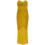 Casual Gele PROENZA SCHOULER Casual jurken  voor de Herfst Strapless halslijn met Strapless Maxi in de Sale voor Dames 