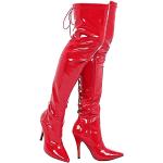 Sexy Rode High heel pumps Naaldhakken  in 39 met Hakhoogte 3cm tot 5cm voor Dames 