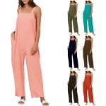 Casual Roze Polyester Jumpsuits  voor de Lente  in maat 3XL Sustainable voor Dames 