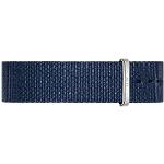 Daniel Wellington Classic Bayswater Uniseks armband voor volwassenen, 18 mm, NATO, blauw/zilver, NACHT BLAUW, 18mm, modieus