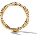 Gouden Diamanten David Yurman Infinity ringen voor Dames 