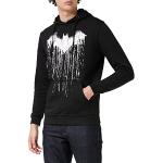 Zwarte Polykatoen Batman Gotham City Oversized sweaters  in maat XL met motief van Harten Sustainable voor Heren 