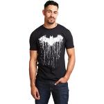 Zwarte Batman Ademende T-shirts met ronde hals  in maat M voor Heren 