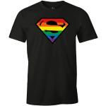 Zwarte Superman T-shirts  in maat XXL voor Heren 