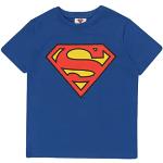 DC Comics Superman Klassisches Logo Jungen-T-Shirt Königsblau 9-10 Jahre | Kleinkind Teen Größen, Kinder-Geschenk-Idee, Justice League Jungen Top