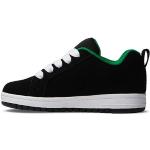 DC Shoes Court Graffik jongens Sneaker, Black Kelly Green, 30.5 EU