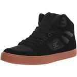 Klassieke Zwarte Nubuck DC Shoes Pure Hoge sneakers  in maat 44 met Instap voor Heren 