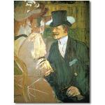 Decoratief schilderij: El Inles de Moulin Rouge – Henri de Toulouse Lautrec 35 x 47 cm. Direct printen