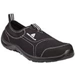 Deltaplus MIAMISPNO44 Lage schoenen van polyester katoen - S1P Src, zwart, maat 44