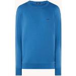 DENHAM Sweater met logo - Blauw