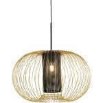 Design hanglamp goud met zwart 60 cm - Marnie