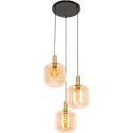 Oranje Glazen Dimbare Qazqa E27 Design hanglampen in de Sale 