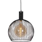 Design ronde hanglamp zwart 40 cm - Dos