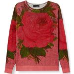 Desigual JERS_Mariotti Sweater voor meisjes, rood, 7-8 Jaren