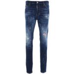 Blauwe DSQUARED2 Slimfit jeans  in maat S in de Sale voor Heren 