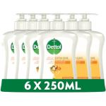 Dettol Handzeep - Extra Care Droge en Normale Huid Honing & Galamboter 6 x 250 ml Grootverpakking
